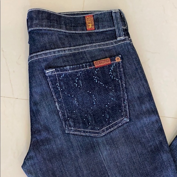 7 for All Mankind Bootcut Style U075080UB-080U - Picture 3 of 9